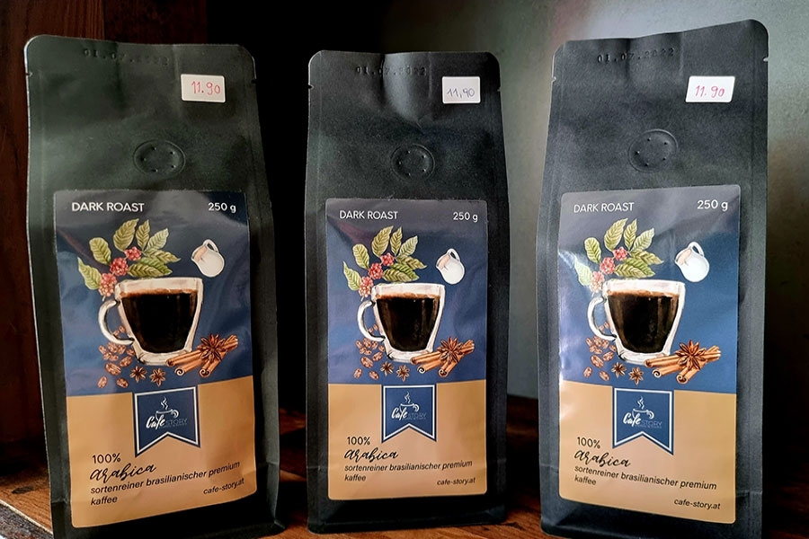 Barsilianischer 100% Arabica Dark Roast Kaffee, Feldkirchen